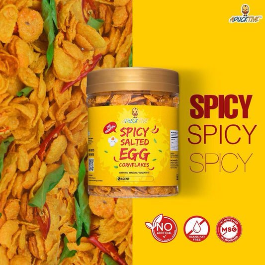 Aductive Spicy Salted Egg Cornflakes | 200g